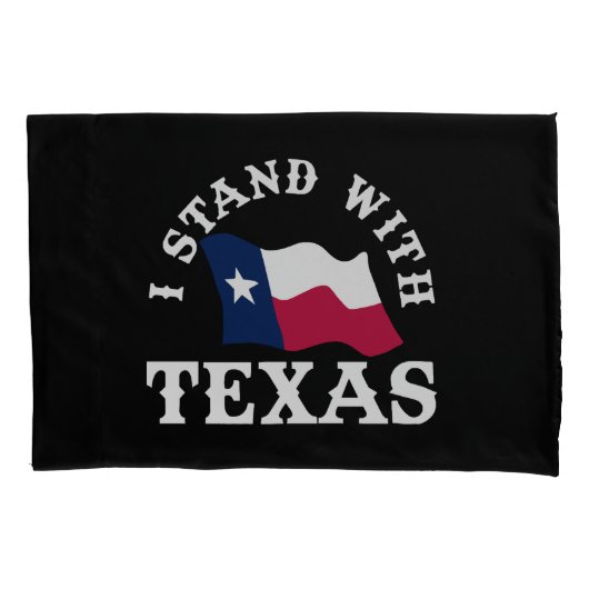 Ik sta achter Texas Kussensloop (Voorkant)