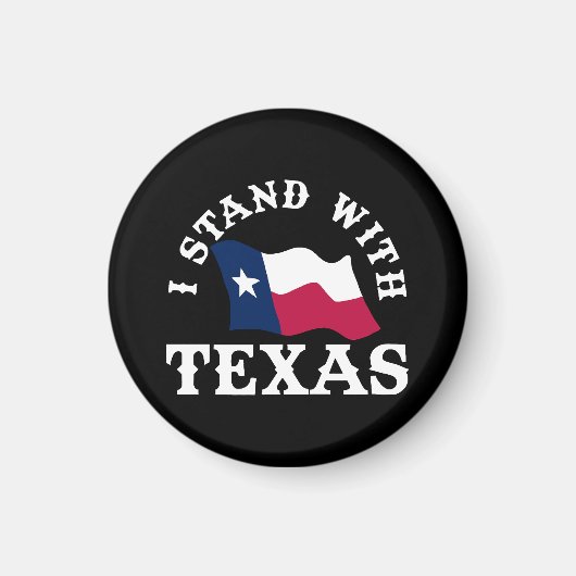 Ik sta achter Texas Magneet (Voorkant)