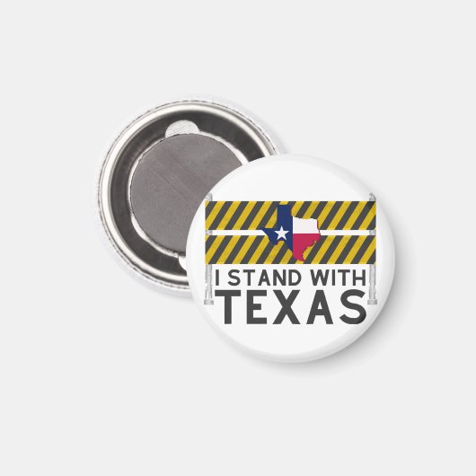 Ik sta achter Texas Magneet (Voorkant / Achterkant)