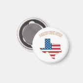 Ik sta achter Texas Magneet (Voorkant / Achterkant)