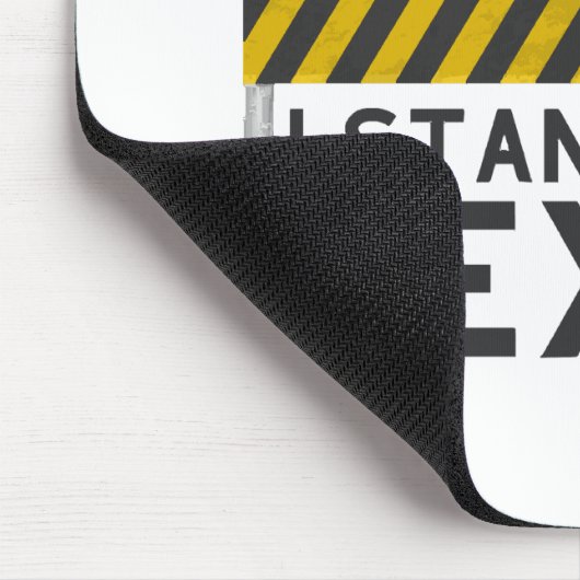 Ik sta achter Texas Muismat (Hoek)