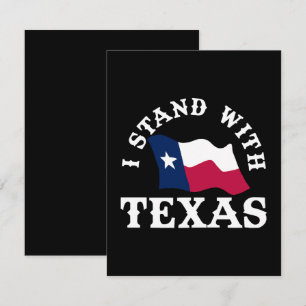 Ik Sta Achter Texas Notitiekaartje