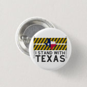 Ik sta achter Texas Ronde Button 3,2 Cm (Voorkant /achterkant)