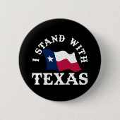 Ik sta achter Texas Ronde Button 5,7 Cm (Voorkant)