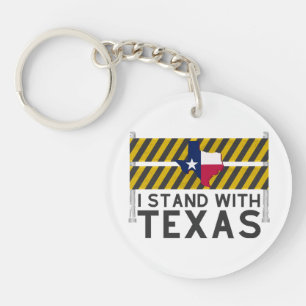 Ik sta achter Texas Sleutelhanger