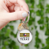 Ik sta achter Texas Sleutelhanger (Hand)