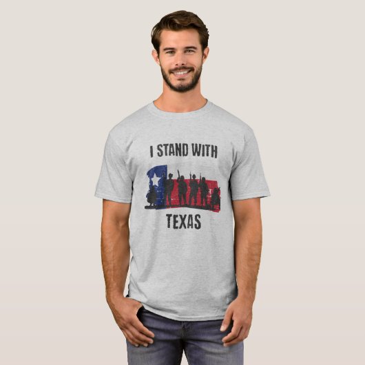 Ik sta achter Texas #texit T-shirt (Voorkant volledig)