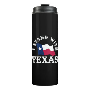 Ik sta achter Texas Thermosbeker