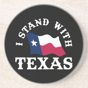Ik Sta Achter Texas Zandsteen Onderzetter