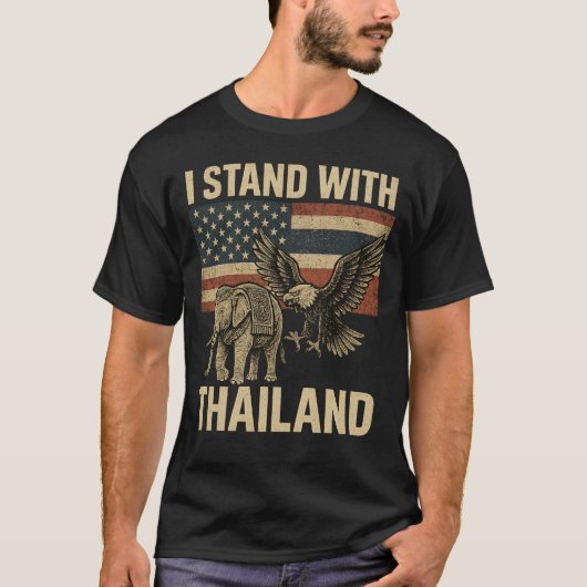 IK STA ACHTER THAILAND (2) T-SHIRT (Voorkant)
