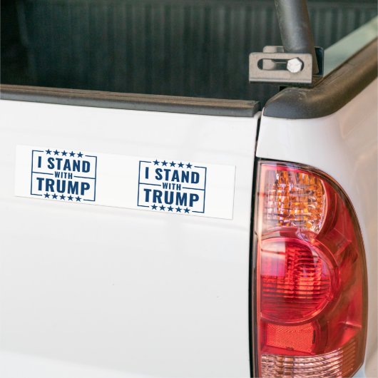 Ik sta achter Trump 2024 Bumpersticker (Op Truck)