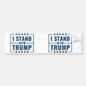 Ik sta achter Trump 2024 Bumpersticker (Voorkant)