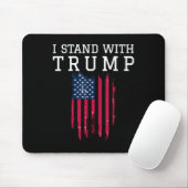 Ik sta achter Trump Pro Trump Support Muismat (Met muis)