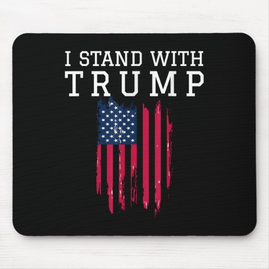 Ik sta achter Trump Pro Trump Support Muismat (Voorkant)