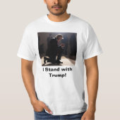 Ik sta achter Trump! T-shirt (Voorkant)