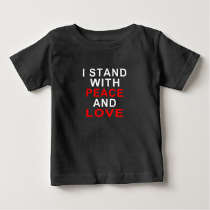 IK STA BEHIND VREDE EN LIEFDE T-Shirt