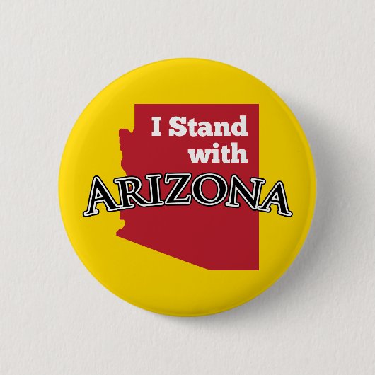 Ik sta bij Arizona Ronde Button 5,7 Cm (Voorkant)