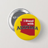 Ik sta bij Arizona Ronde Button 5,7 Cm (Voorkant /achterkant)