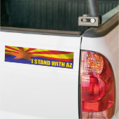 Ik sta bij Arizona - Support Arizona Bumpersticker (Op Truck)