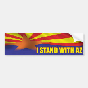 Ik sta bij Arizona - Support Arizona Bumpersticker