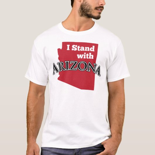 Ik sta bij Arizona T-shirt (Voorkant)