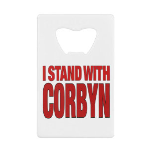 Ik sta bij Corbyn Creditkaart Flessenopener
