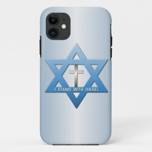 Ik sta bij de Christelijke ster David van Israël Case-Mate iPhone Case