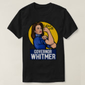 Ik sta bij gouverneur Whitmer die vrouw uit Mich T-shirt (Design voorkant)