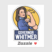 Ik sta bij gouverneur Whitmer Sticker (Vel)