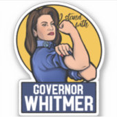 Ik sta bij gouverneur Whitmer Sticker (Voorkant)