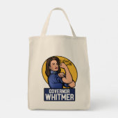 Ik sta bij gouverneur Whitmer Tote Bag (Achterkant)