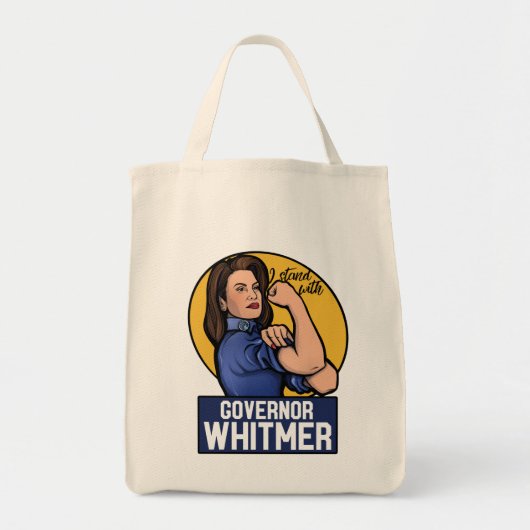 Ik sta bij gouverneur Whitmer Tote Bag (Voorkant)