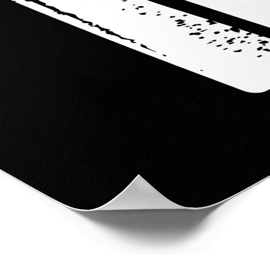 Ik sta bij het india-poster poster (Hoek)