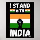 Ik sta bij het india-poster poster (Voorkant)