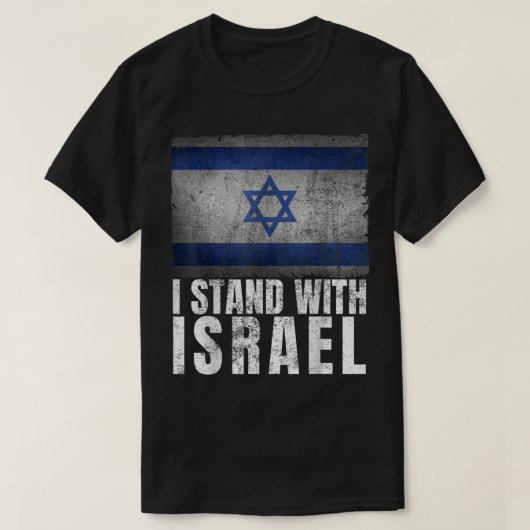 Ik sta bij het Israëlisch Shirt Joodse Gifts Herit (Design voorkant)