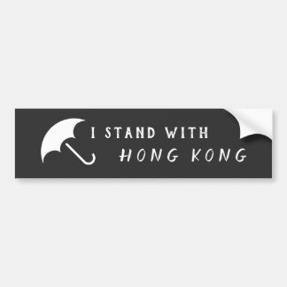 Ik sta bij Hong Kong Bumpersticker