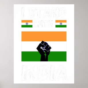 Ik sta bij india poster