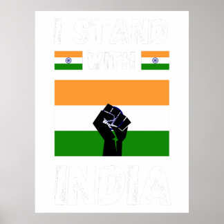 Ik sta bij india poster