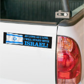Ik sta bij Israël Bumpersticker (Op Truck)