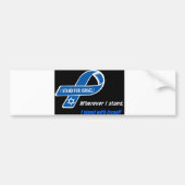 Ik sta bij Israël-bumpersticker Bumpersticker (Voorkant)