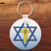 Ik sta bij Israël Christelijk en Joods Sleutelhanger (Voorkant)