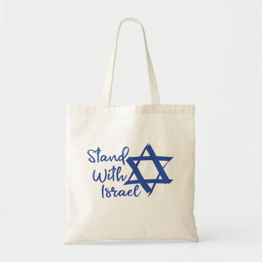 Ik sta bij Israël Love Tote Bag (Voorkant)