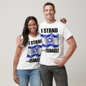 Ik sta bij Israël! T-shirt (Unisex)