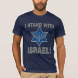 Ik sta bij Israël T-shirt<br><div class="desc">Show uw steun en blijf bij Israël!</div>