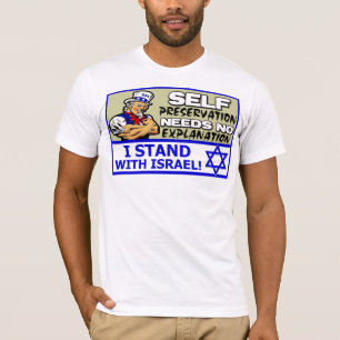 Ik sta bij Israël! T-shirt