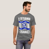 Ik sta bij Israël! T-shirt (Voorkant volledig)
