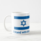 Ik sta bij Israëlische geschenken en T - shirts Koffiemok (Links)