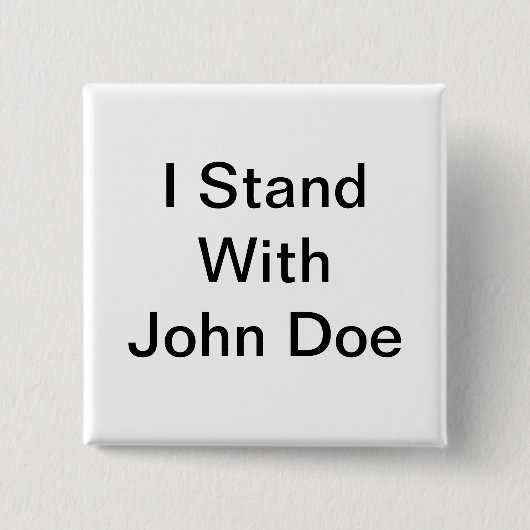 Ik sta bij John Doe Button (Voorkant)