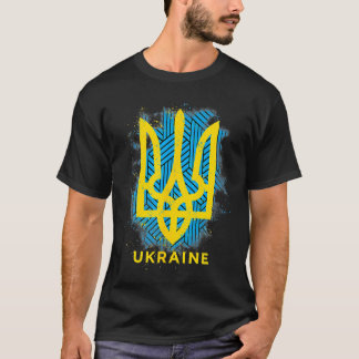 Ik sta bij Oekraïne en Oekraïne, de vlag Oekraïne T-shirt