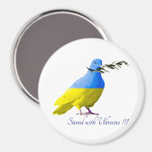 Ik sta bij Oekraïne!!!!!!!! Magnet (Voorkant / Achterkant)